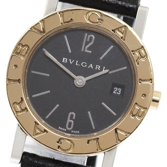 BVLGARI BVLGARIBVLGARI Date black Dial Quartz Ladies Watch - Picture 1 of 6